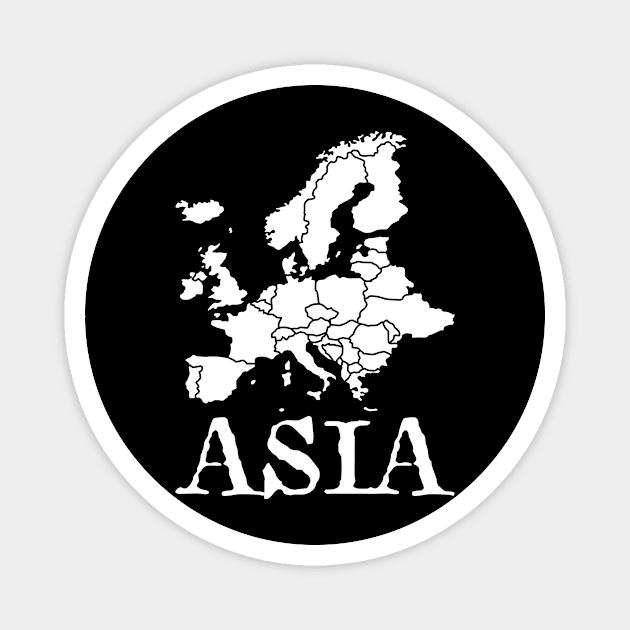 Asia Habibi Ironic T-shirt Magnet by QQdesigns